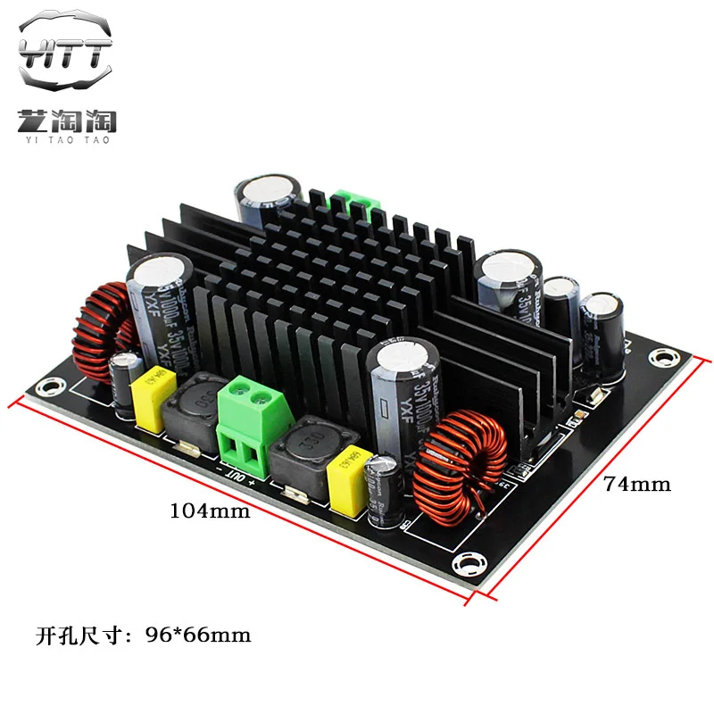 TPA3116D2 Pure Subwoofer Digital Power Amplifier Board High Power Mono 150W Audio Amplification Module 12V