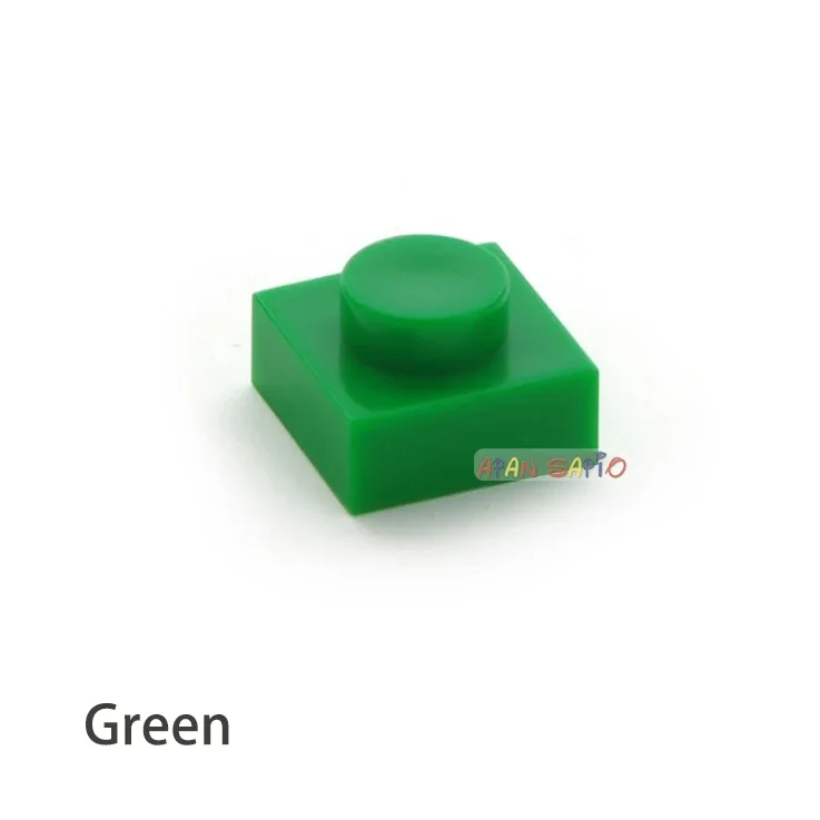 300 stücke DIY Bausteine Dünne Zahlen Bricks 1x1 Punkte 25 Farbe Pädagogisches Kreative Größe Kompatibel Mit 3024 Spielzeug für Kinder
