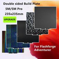 For Flashforge Adventurer 5m Build Plate  AD5M 235x235 Double Sided Print Spring Steel Sheet For Flashforge Adventurer 5m Pro