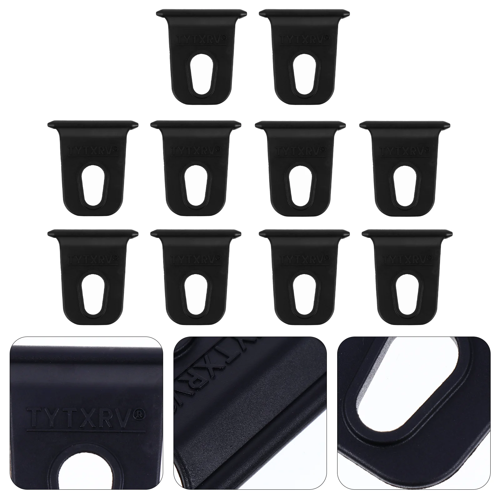 

10 Pcs Clothing RV Hitch Party Light Hangers Plastic Material Accessories for outside Awning Accessory