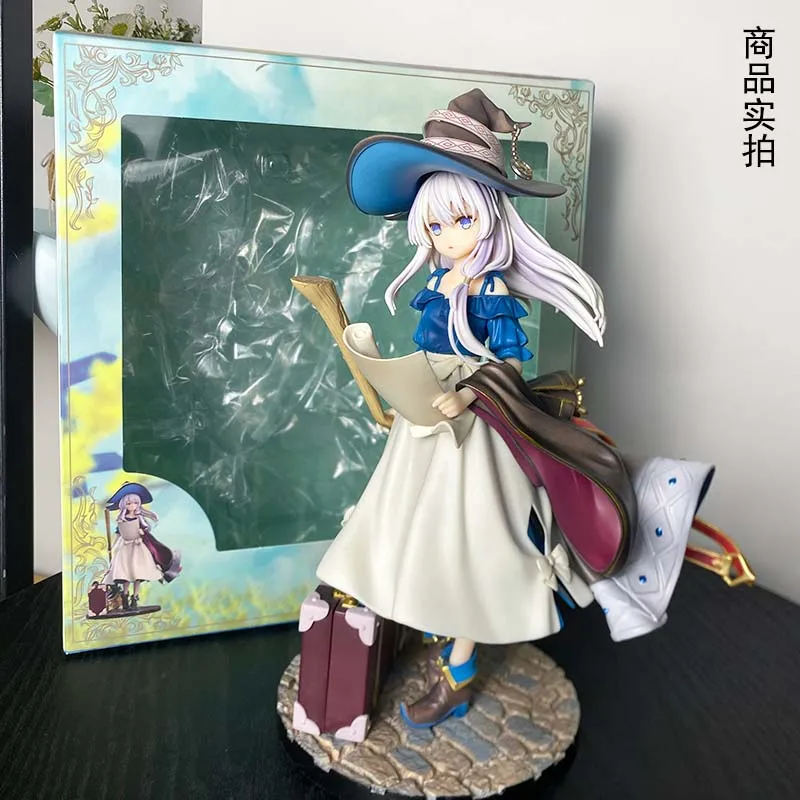 

25 см Majo No Tabitabi Elaina 1/7 Раннее лето Gsc Игрушка для девочек Японское аниме ПВХ Фигурка Игрушка Игра Коллекционная модель Кукла