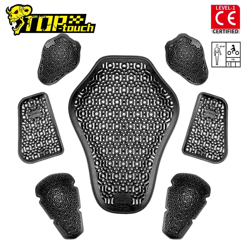 CE Certification Elbow Knee Pads Anti-Fall Motorcycle Jacket Insert Protective Gear Chest Back Protector Motorbike Equipment