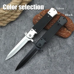 Outdoor carry portable folding knife stainless steel field knife high hardness tactical knife multi-purpose defense knife