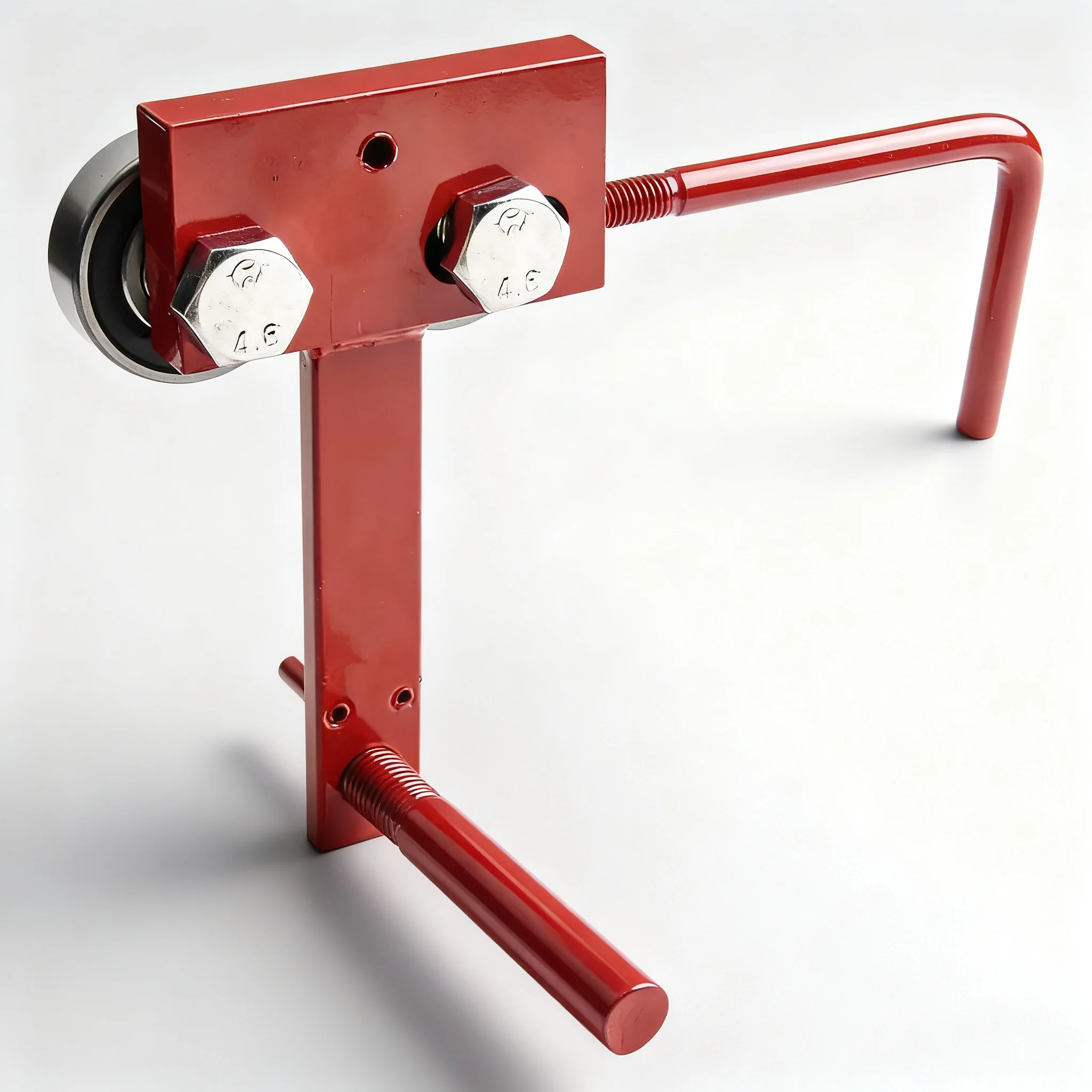 Adjustable Chainsaw Guide Bar Repair Tool Metal Rail Fastener with Calibration Rod Fits Multiple Gauge Guide Bars