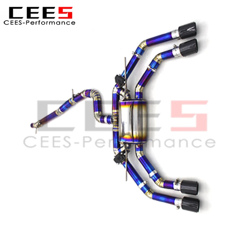 

cees Valvetronic Exhaust Pipe for Audi S3 2.0T 2015-2023 Performance Racing Catback Exhaust Valve Control Exhaust Pipe