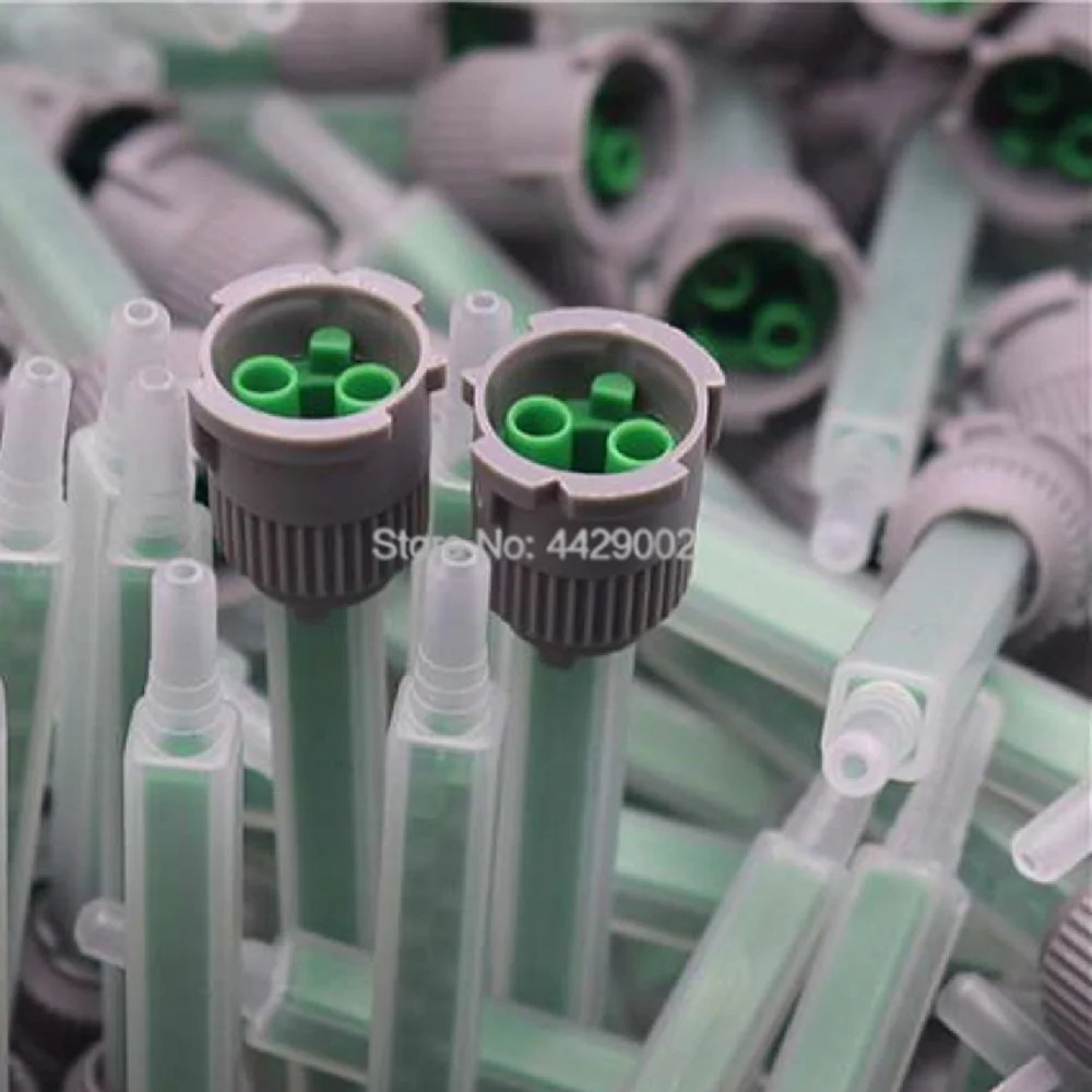 30 Stück statische Mischdüsen 1:1 für Epoxidharze, 90 mm Mischrohr-Set für 50 ml 1:1 Bigbong Epoxidharz-Klebstoffe, AB-Kleber, Kartuschen – Detail 5