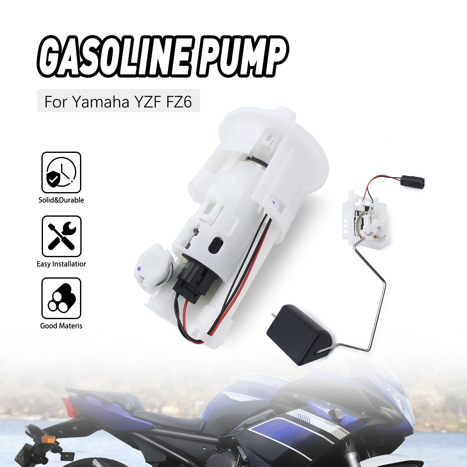 For Yamaha YZF FZ6 Parts Fuel Pump Module Assembly 4C8-13907-00-00 4C8-13907-01-00 5JW-13907-21-00 5JW-13907-22-00 5VX-13907-01