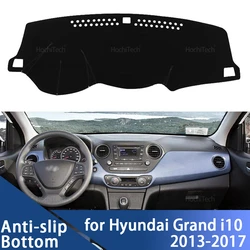 For Hyundai Grand I10 2013 2014 2015 2016 2017 Auto Car Dashboard Cover Dash Mat Board Pad Carpet Dashmat Anti-UV Mats