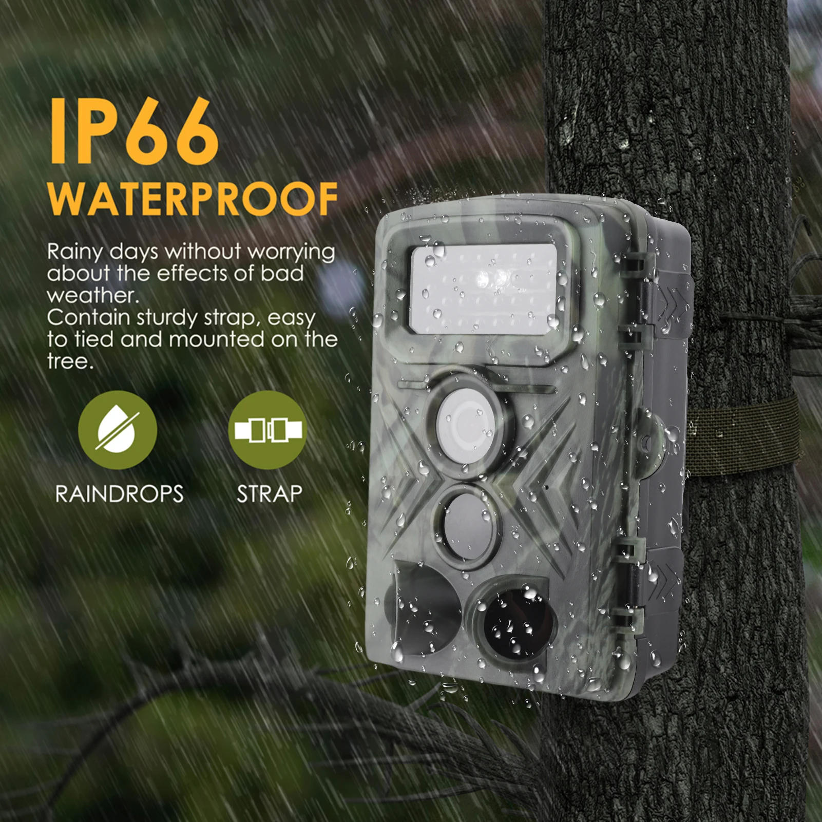 1080p-トレイルカメラ多機能-58mp-ip54-防水ポータブル赤外線屋外野生動物監視カメラ-34-個-led