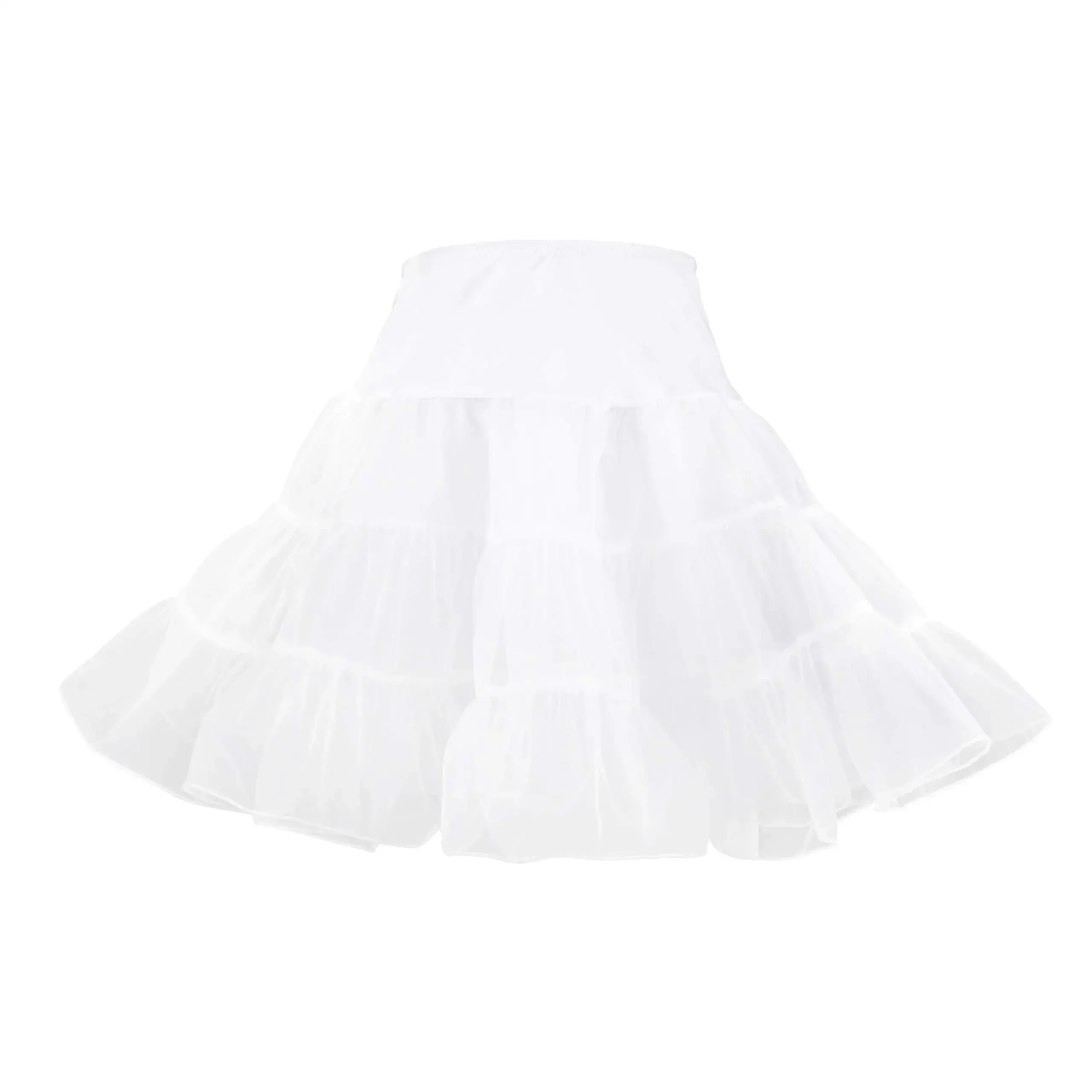 Wedding Dress Under Skirt Bride Maid Fluffy Lolita Women Bridal Womens Vintage Rockabilly Tutu Petticoats