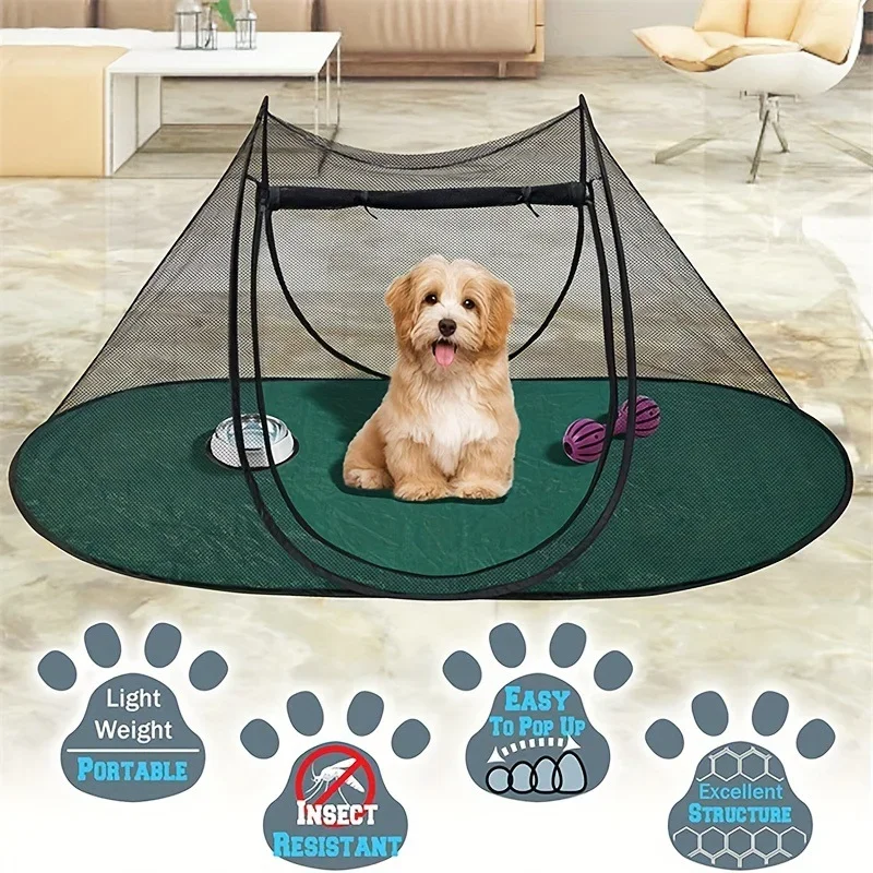 

Outdoor Travel Pet Supplies Camping Cat And Dog Fence Pet Tent Portable Foldable Cat And Dog House Puppy And Kitten Delivery