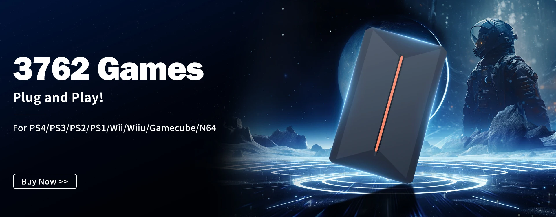 3TB Gaming HDD Playnite&Retrobat&Launchbox Retro Game Console with 17000+ Games for PS4/PS3/PS2/Wii/Wiiu/SS and WIN PC/Laptop