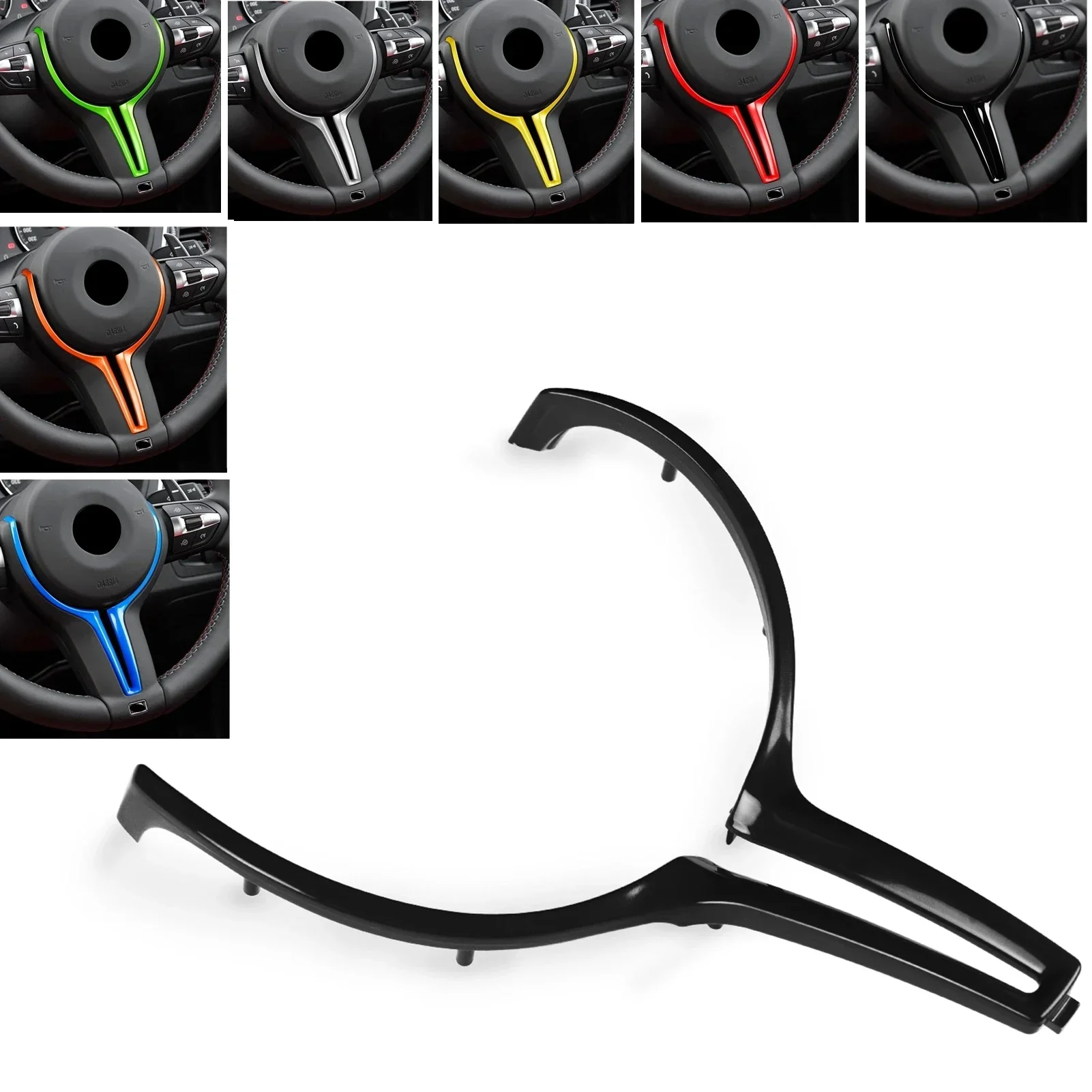 Auto-Lenkradrahmen-Abdeckung Ersatz-Kit aus ABS für BMW M2 F87 M3 F80 M4 F82 M5 F10 M6 F06 X5M F85 X6M F86 – Detail 1
