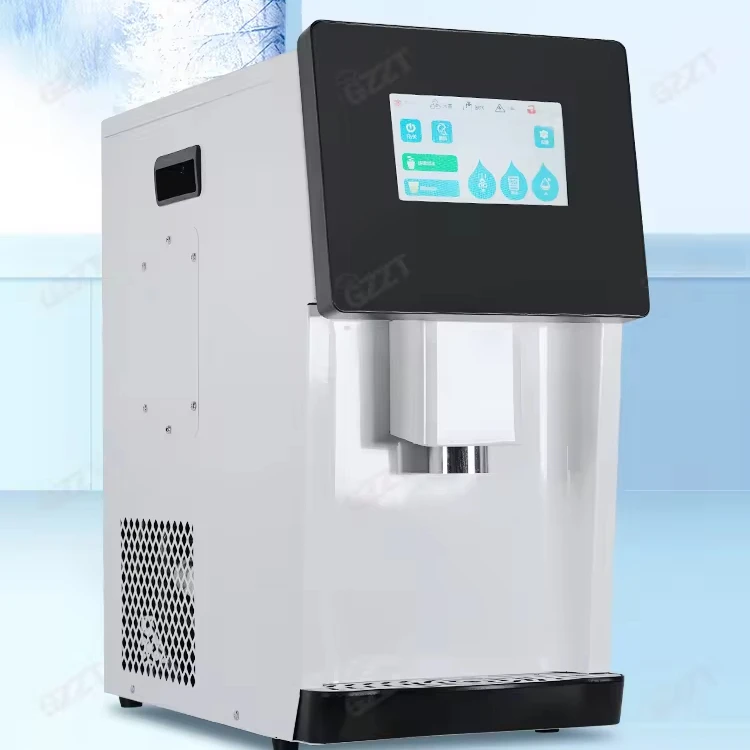 

Countertop Ice Cold Water Dispenser 2KG Ice Storage Capacity Ice for Commercial Milk Tea and Juice Beverage Shop Use