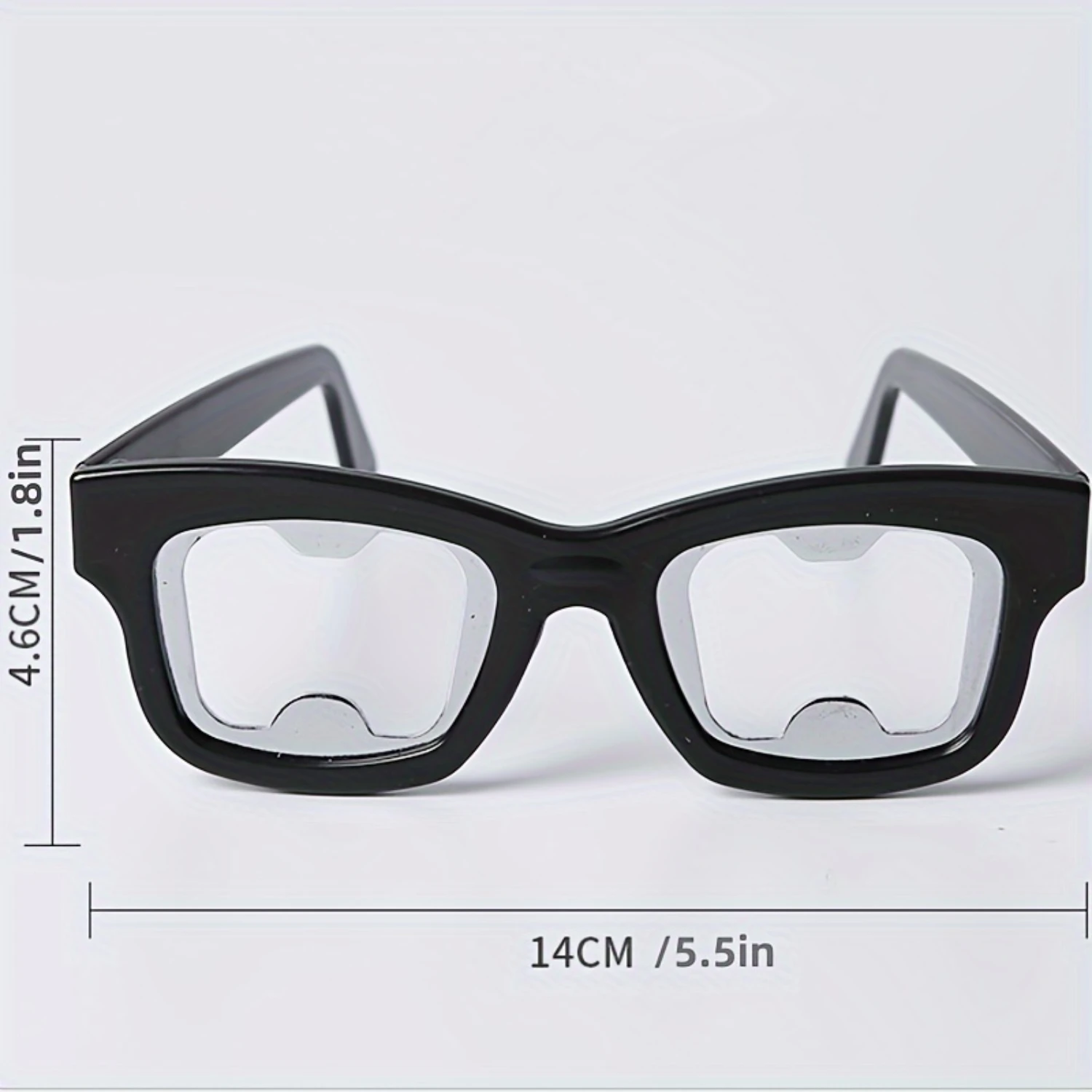 1pc Unique Glasses-Shaped Metal Bottle Opener, Novelty Eyeglasses Frame Beer Opener, Fun April Fools' Day Prank Gadget, Special 