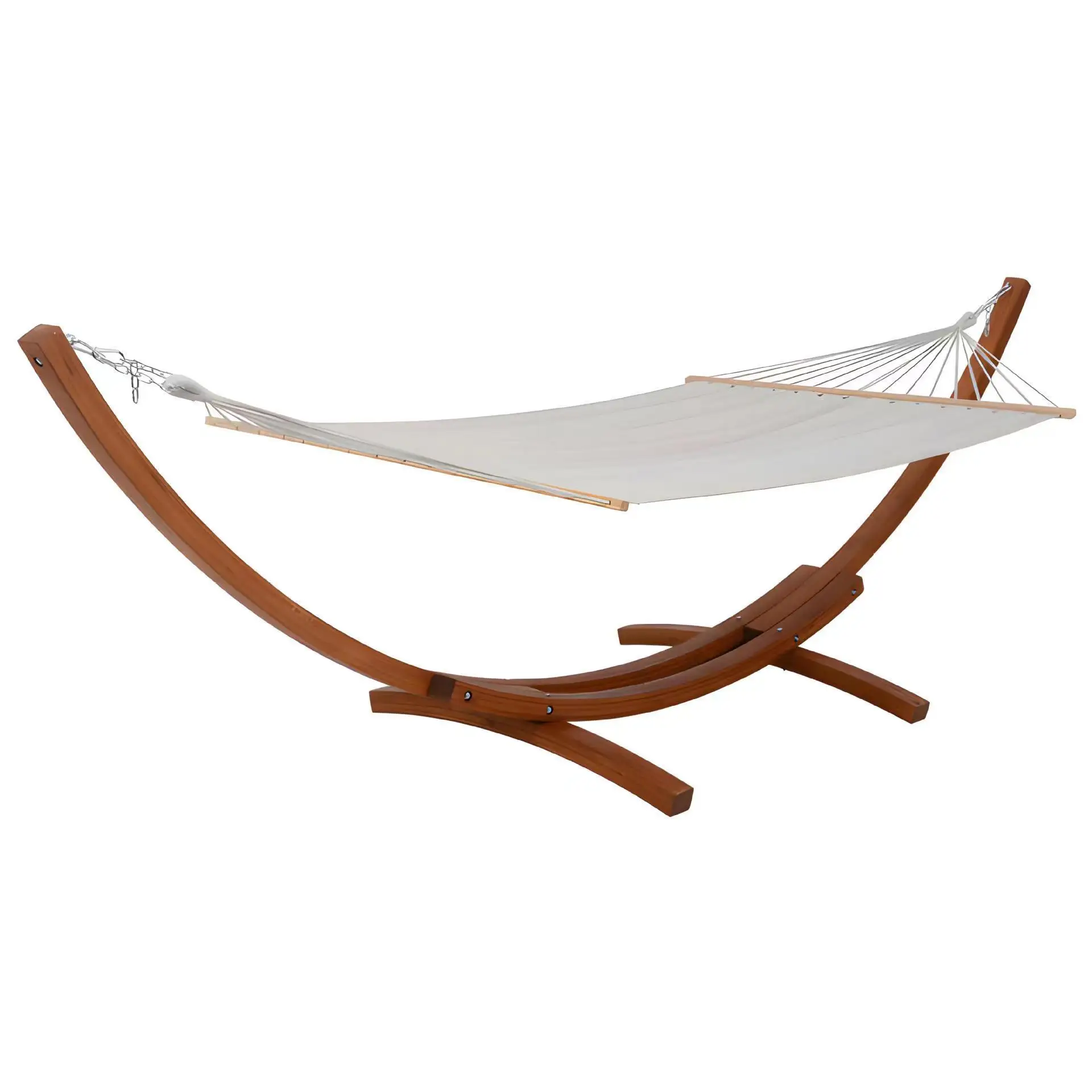 

Garden Furniture Large Swing Bed Swimming Pool Wooden Frame Outdoor Hammock