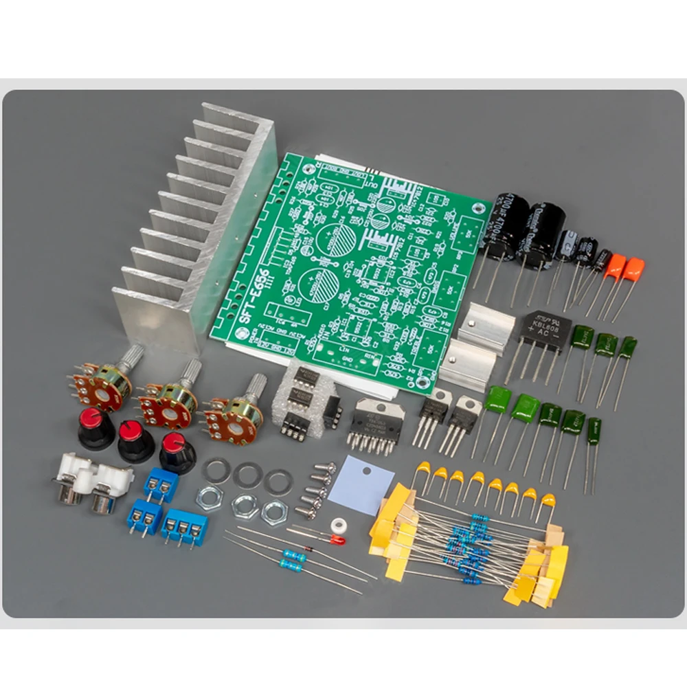 DIY electronic kit TDA7265 amplifier Board Kit Toned NE5532 two-channel hi-fi stereo soldering kit