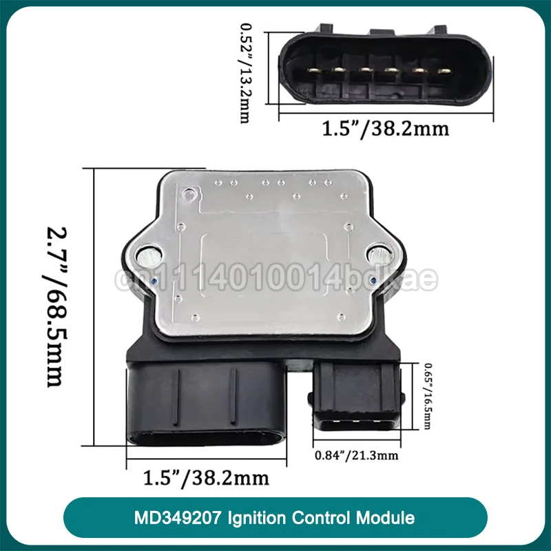 MD349207 J723T MD338997 Ignition Control Module for 3.0 Engine Ignition System Replacement Component System Part Auto Accessory