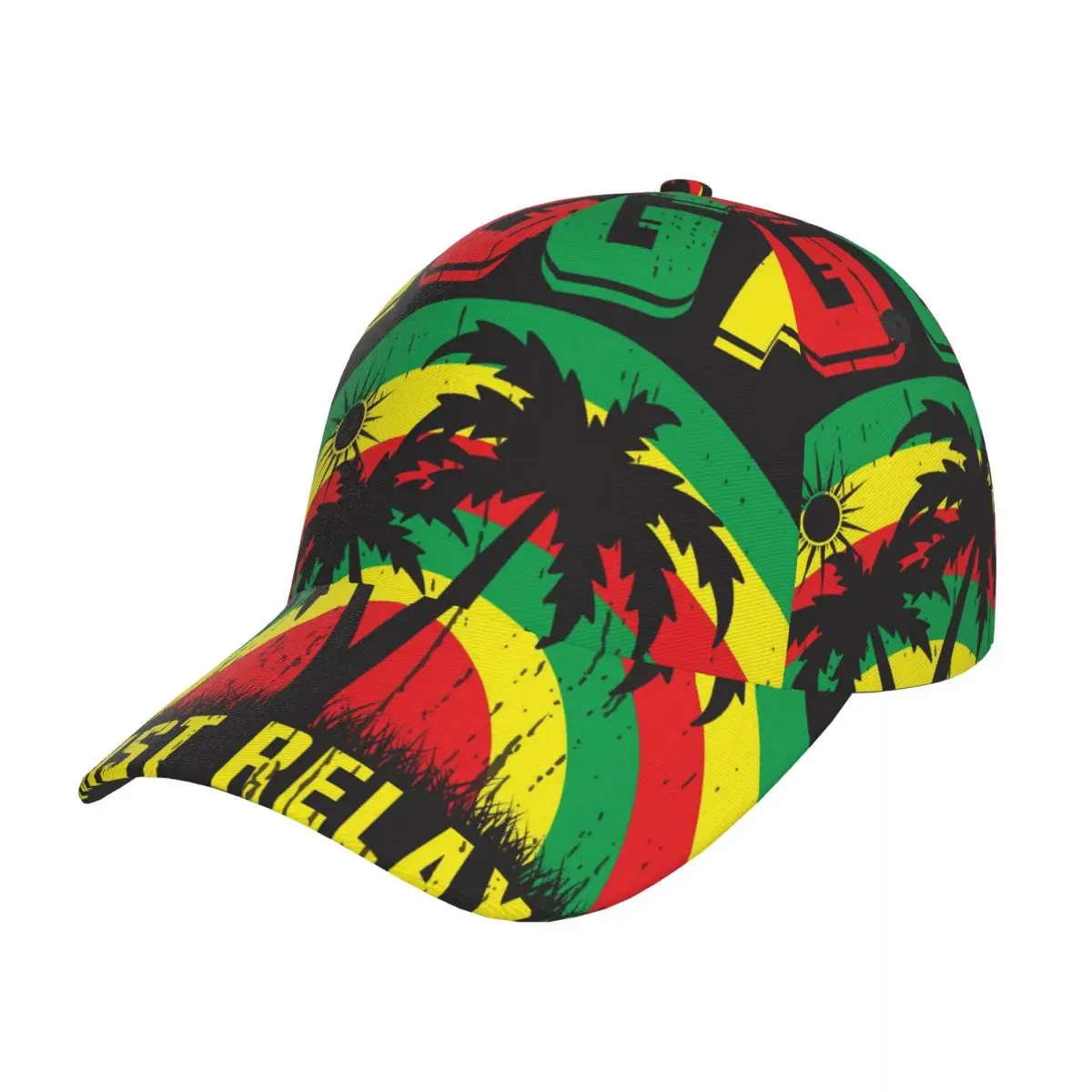 

Reggae Baseball Hat Fitted Cap Snapback Hats for Men Women Casual Sun Hat Outdoor