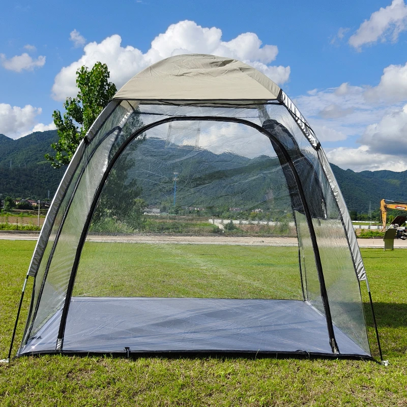 Sports Tent for Soccer and Baseball Games, Rainfly Included, Windproof Winter Shed, Weatherproof, Waterproof, Outdoor, 4 Person