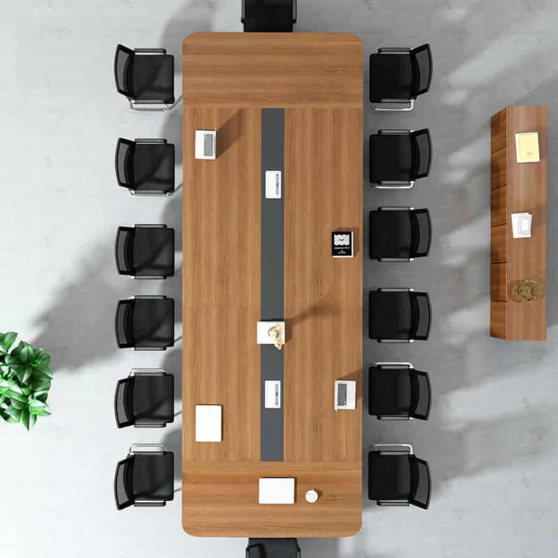 Office Furniture, Conference Table, Long Table, Desk, Simple Modern Conference Negotiation Table and Chair, Combination Table