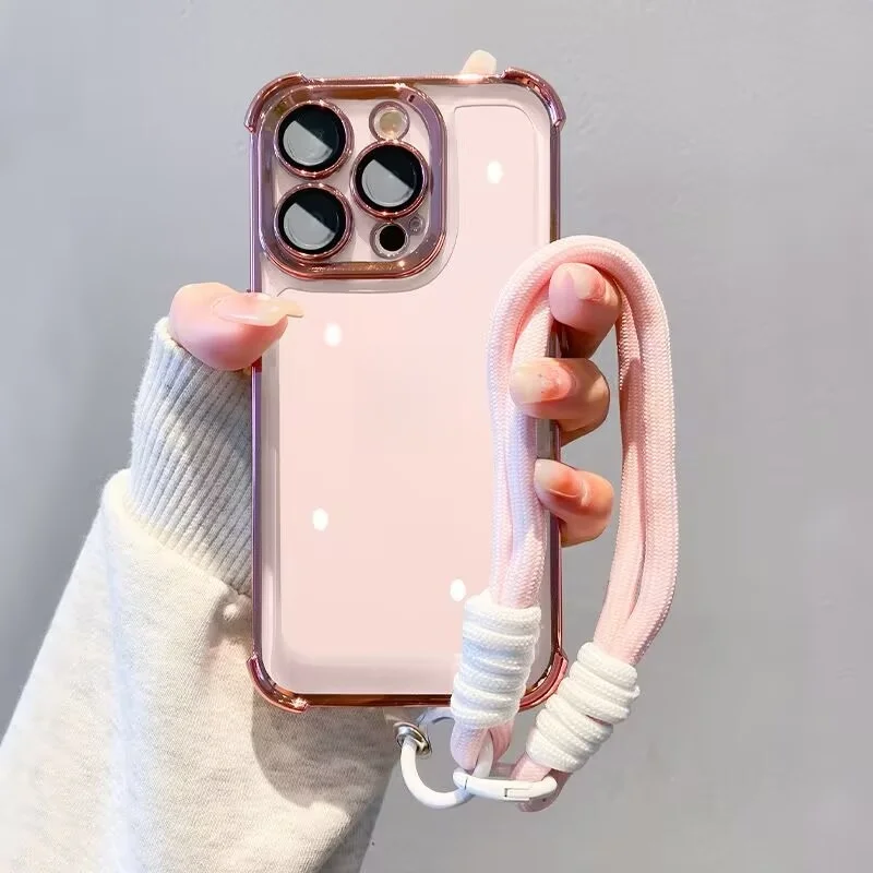 Coque de téléphone avec lanière papillon, étui pour Samsung Galaxy A56 A16 A15 A07 A06 A25 A55 A35 A36 A26 A54 S25 S24 S26 Ultra Edge S23 FE