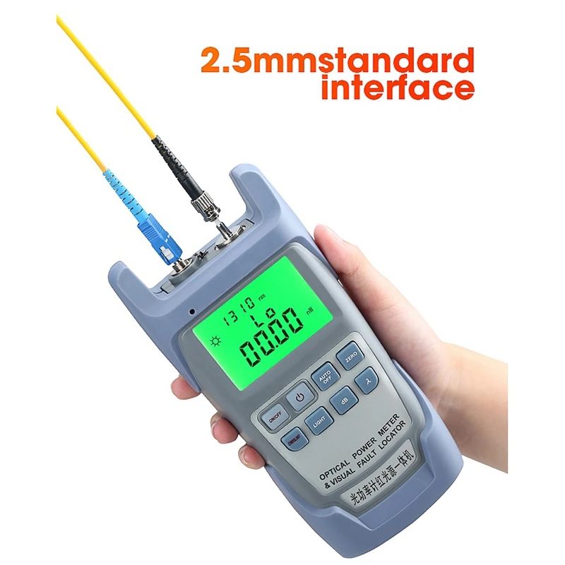 ايو اور جهاز قياس القدرة الضوئية مع محدد مواقع الأخطاء البصرية ، جهاز اختبار الألياف البصرية ، الكل في واحد ، 5 من من من ، 10 من ، 20 من ، 30 من ، VFL10 ميغاواط