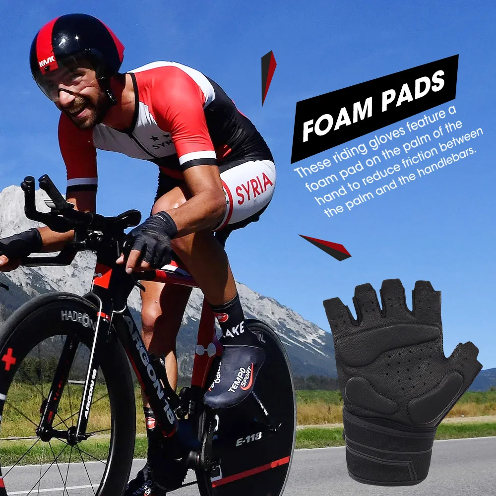 Savior Heat New Arrival Half Finger Gloves Summer For Men Women Bicycle Weightlift Crossfit Sports Breathable Gym Fitness Gloves