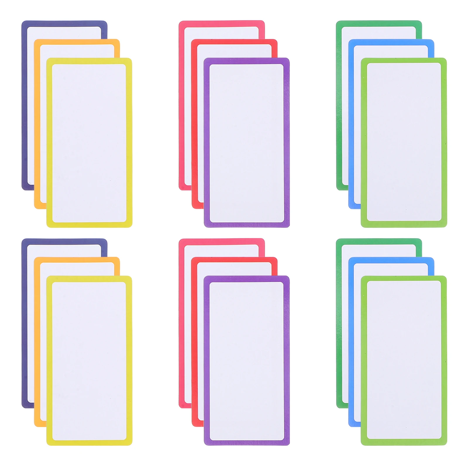 

27 Pcs Shelf Erasable Magnetic Labels Office Stickers Rubber Soft Dry Erase Board Magnets