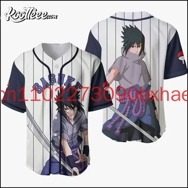 2025 جديد ناروتو البيسبول قميص ثلاثية الأبعاد مطبوعة الشارع العصرية الرجال والنساء البيسبول قميص تنفس التجفيف السريع