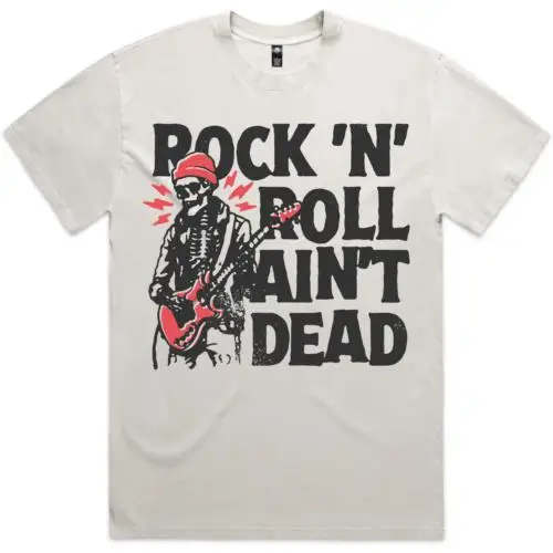 

Rock n Roll Ain't Dead - Oversized Vintage T-Shirt