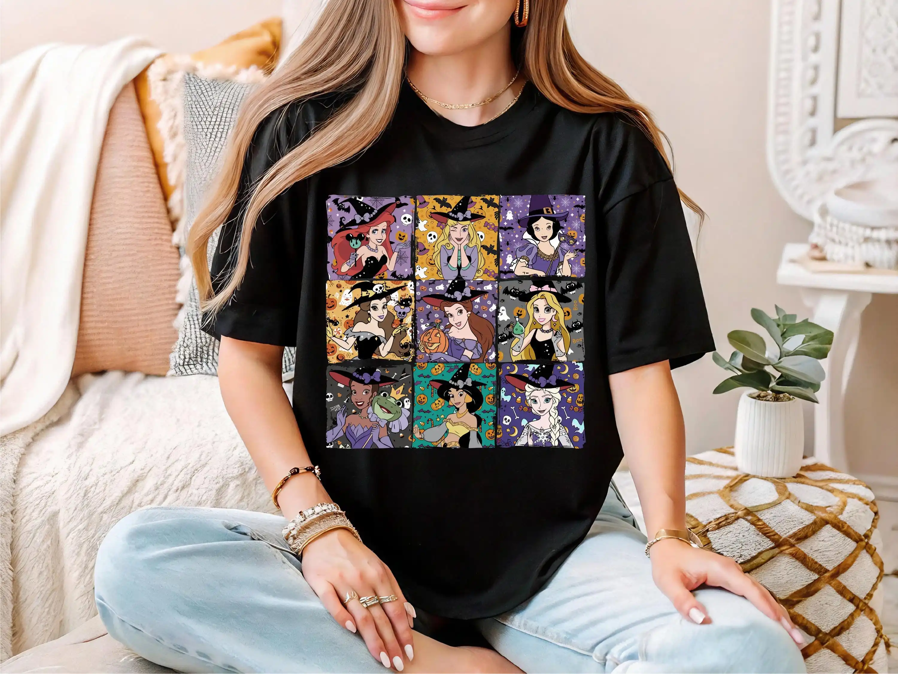 

2025 Summer Princess Halloween Shirt Halloween Shirt Princess Halloween Shirt Horror Season Shirt Horror Princess T-shirt