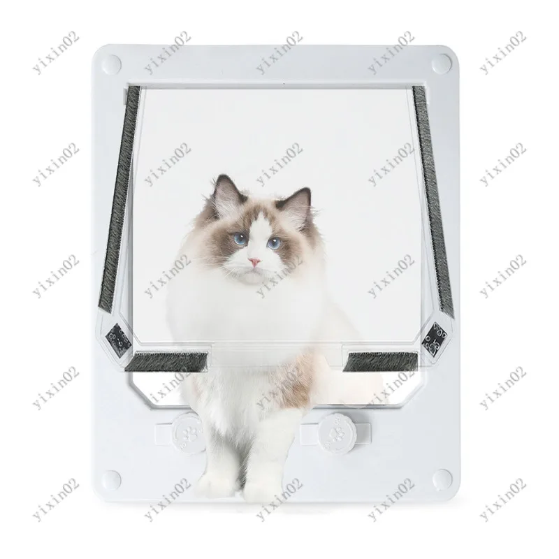 

2-Way Pet Door for Cat Puppy Easy Installation for Door Glass Window Cat Villa