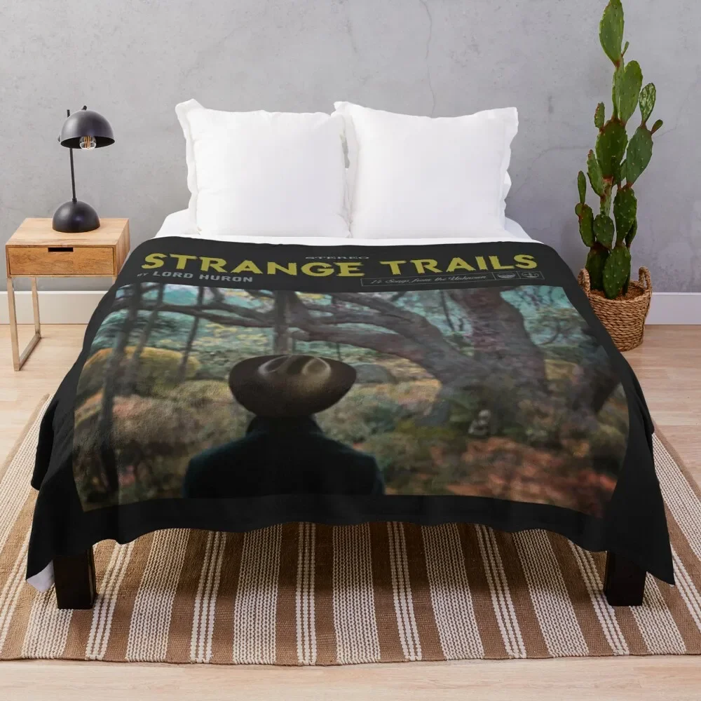 

Strange Trails - Lord Huron Throw Blanket Softest Luxury Brand Blankets