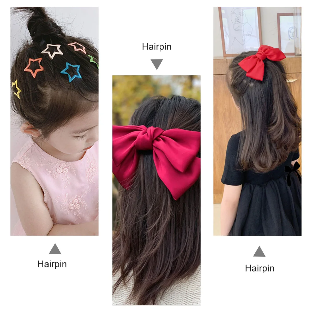 

Pearl Crown Hairpins for Girls Shiny Mesh Bowknot Decor Kids Safe Comfortable Hair Clips Fashionable Cute Headwear Accessories