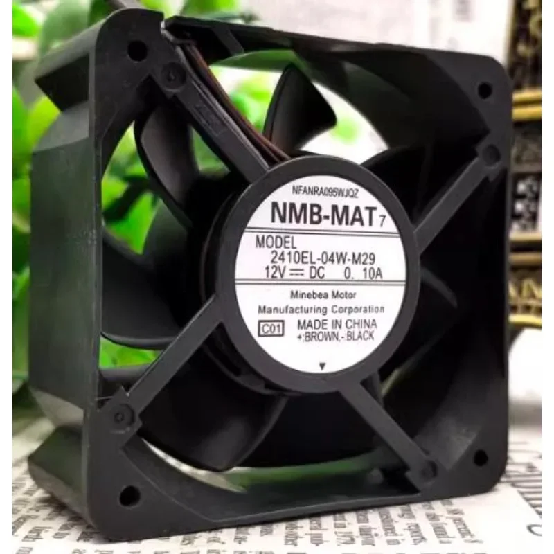 

New CPU Fan For NMB-MAT 2410EL-04W-B29 24V 0.10A 6025 Frequency Converter Cooling Fan 60*60*25mm