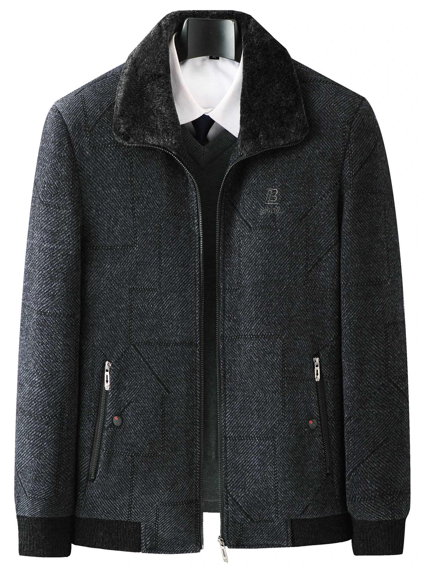 

Мужская зимняя утепленная куртка с флисовой подкладкой, теплая, модная, для среднего возраста и снежной погоды, верхняя одежда