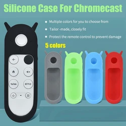 Silicone Cover For Google Chromecast 2020 Remote Control Antislip Antifall Remote Control Case Easy Install Easy To Use