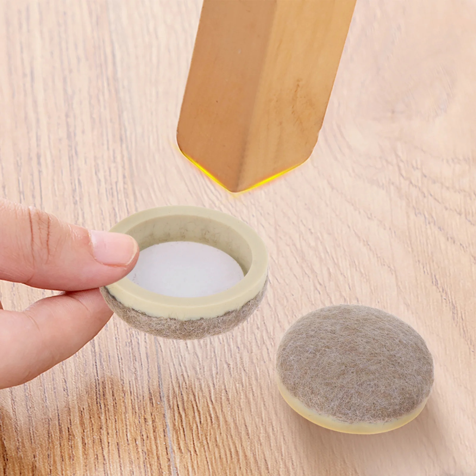 

1Set Silent Anti Scratch Furniture Foot Covers Non Marking Chair Leg Protectors for Wood Ceramic Flooring Home Office Use