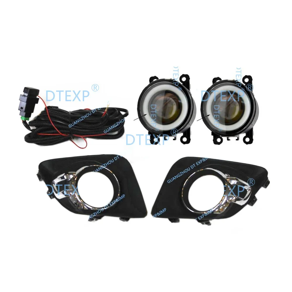 

1 Set 2010-2012 Fog Lamp Set For ASX RVR Fog Light For asx 8321A467 With Bulbs Wire Switch 8321A370 Front Lights