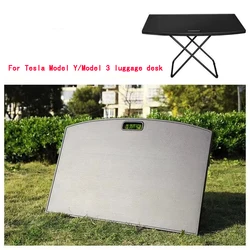 Per Tesla Model Y Model 3 Travel Trunk Table Board tavolo da Picnic pieghevole portatile sedie tronco da viaggio accessori specifici