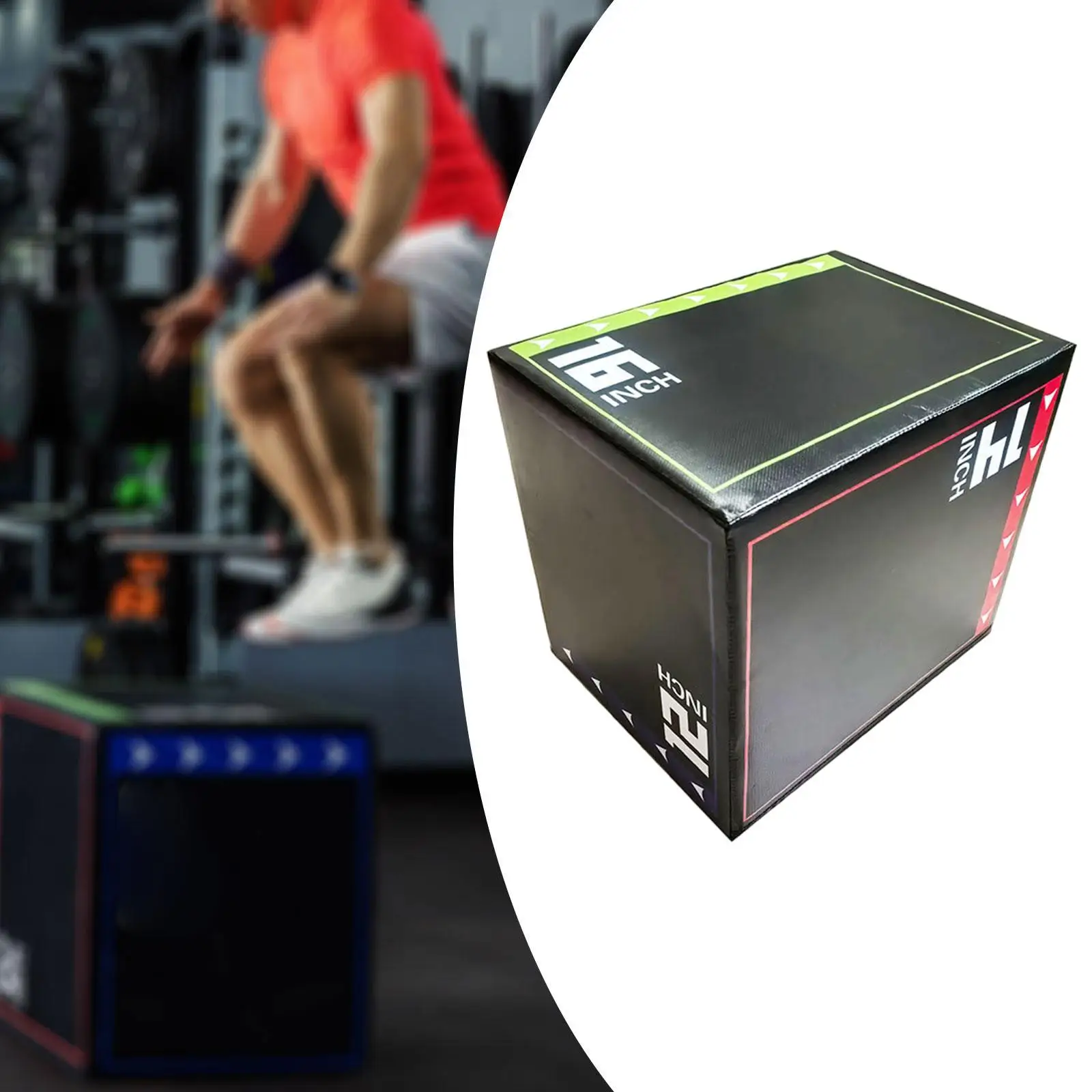 صندوق تمرين القفز معدات تمارين القفز متعددة الوظائف 30 × 35 × 40 سم صندوق تدريب القوة لتمارين الصالة الرياضية