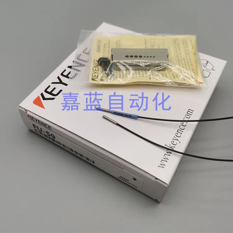 KEYENCE FU-59 High Precision Fiber Optic Diameter 1.5mm Through-beam Type Optical Sensor for Industrial Automation