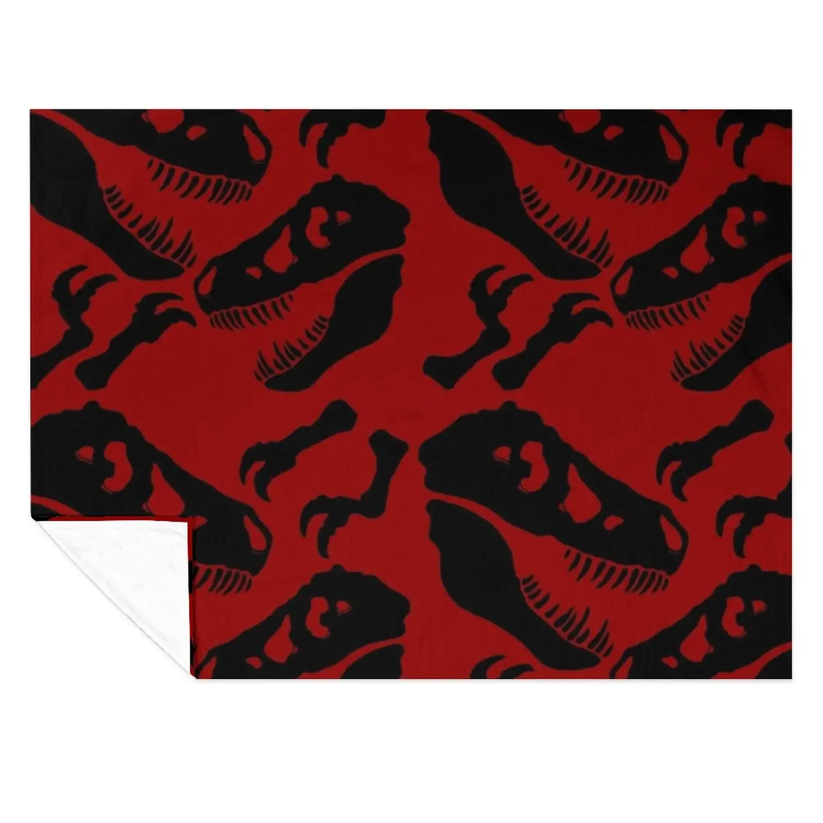 

Black Skull Pattern Throw Blanket for winter Luxury St Winter beds cosplay anime Blankets