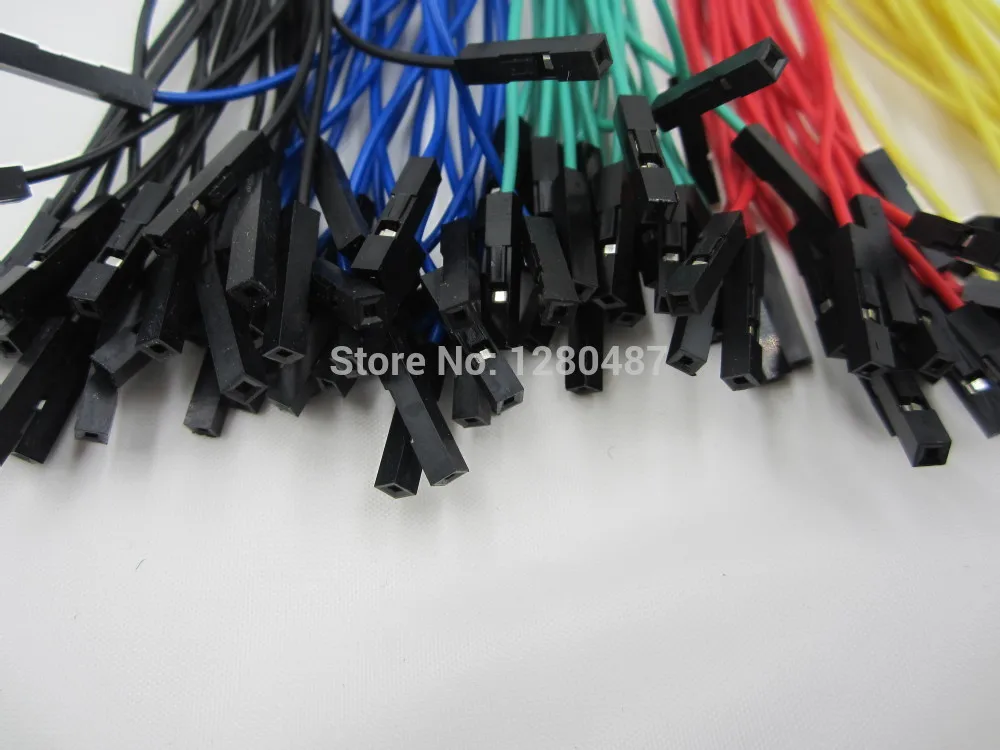 HAILANGNIAO 500pcs 20cm 2.54mm 1pin Male to Male Male to Male jumper wire Dupont cable