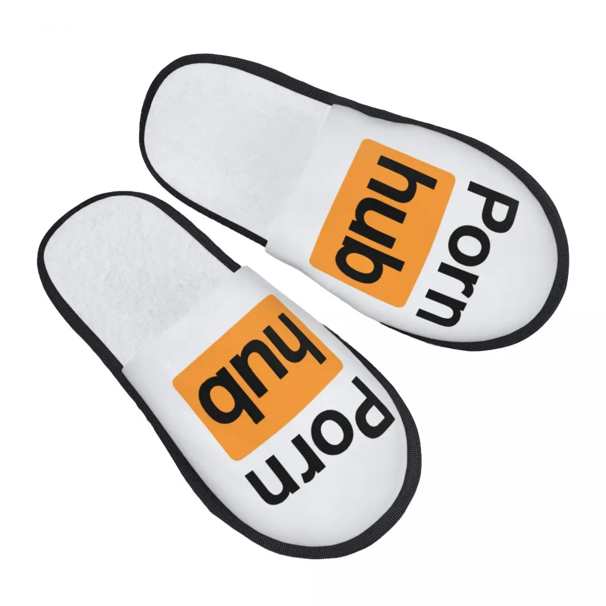 Custom P-pornhubs Symbol Guest Slippers for Hotel Women House Slipper