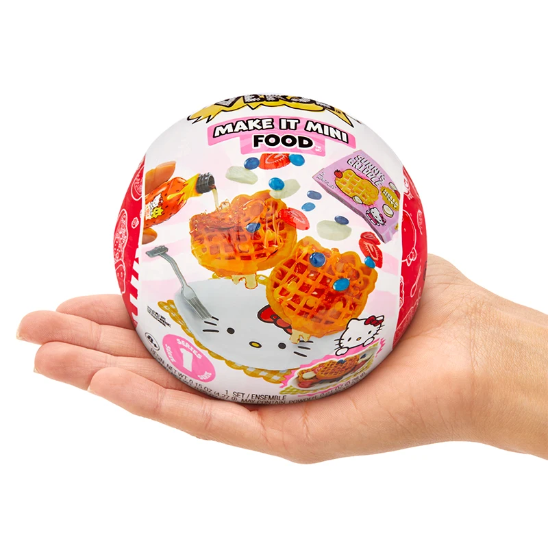 2024 New Hello Kitty Genuine Mga Make It Mini Sanrio Happy Hour Girls Play House Food Collect Blind Box Surprise Toys Gift