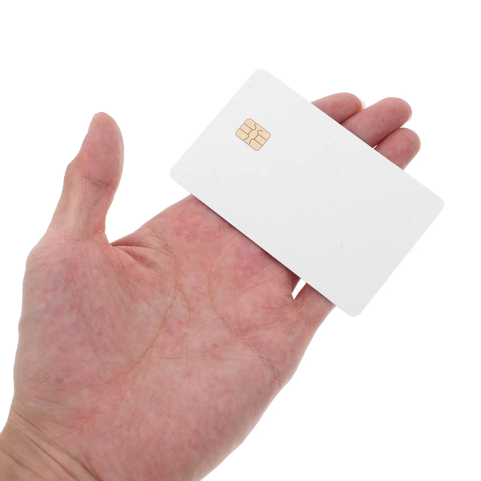8Pcs White Plastic Blank Smart Cards 4442 Chip for Id Badge Access Control System Driver Employee Membership Card Inkjet