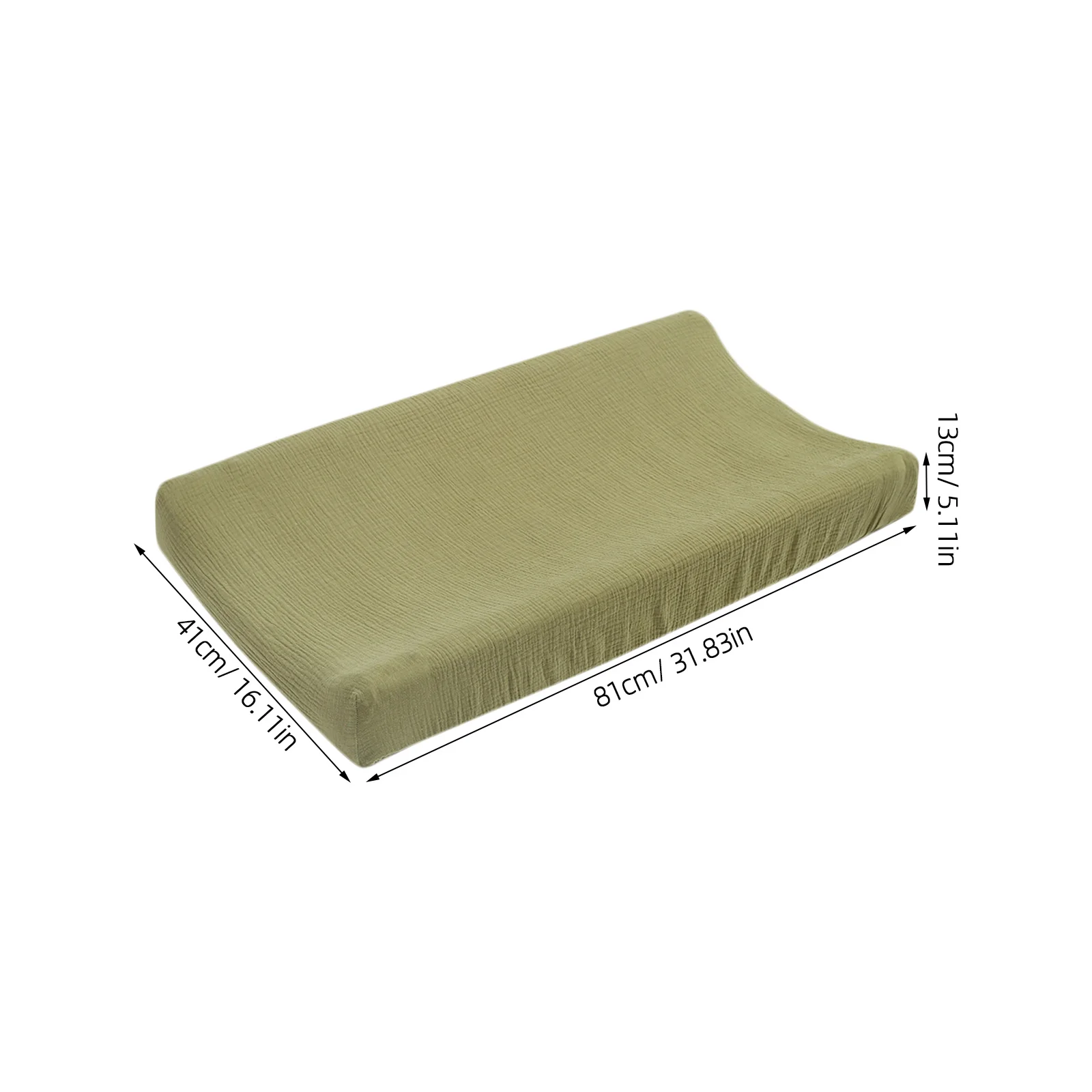 غطاء وسادة تغيير الموسلين، لون أنيق، حافة مرنة، ورقة طاولة تغيير الطفل، ملاءات قطنية للأطفال، ملاءات سرير الأطفال