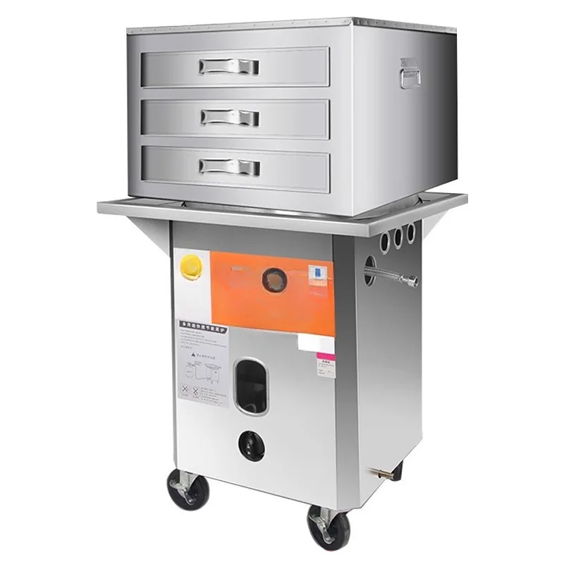 

Rice flour machine, electric steamer drawer type, special stall breakfast shop